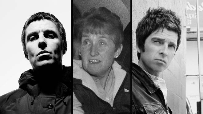 Liam Gallagher, Peggy Gallagher, Noel Gallagher 