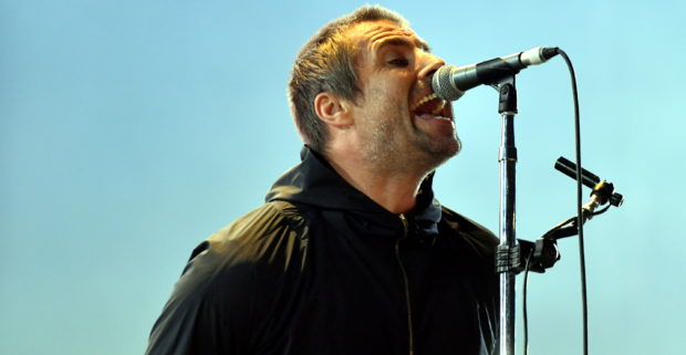 Liam Gallagher on stage