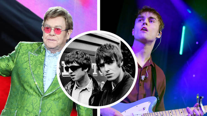 Elton John, Sam Fender, Noel Gallagher, Liam Gallagher
